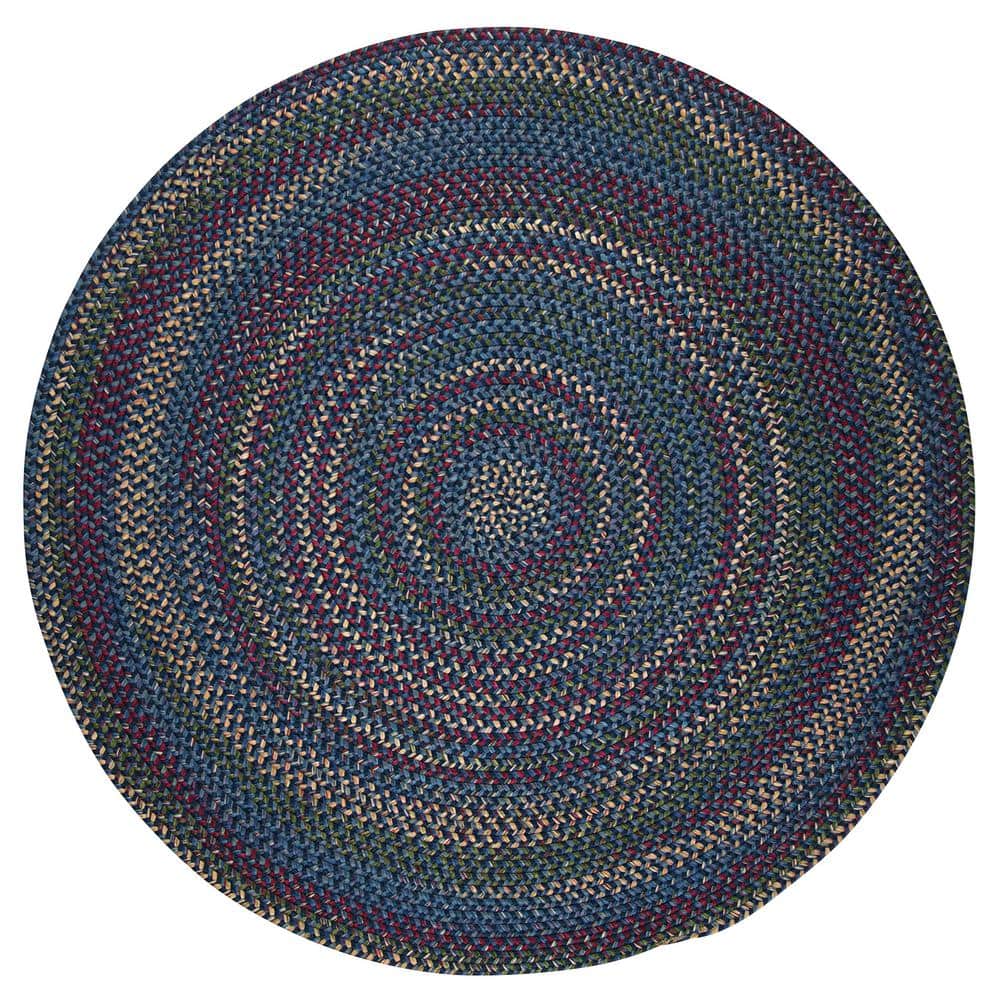 Worley Navy 10 ft. Round Indoor Area Rug