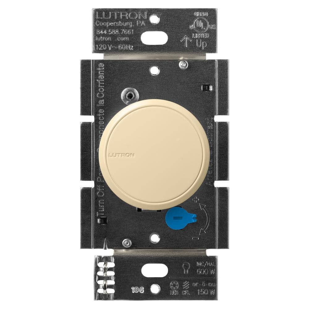 Lutron Dalia LED+ Illuminated Rotary Light Dimmer Switch, 150W LED