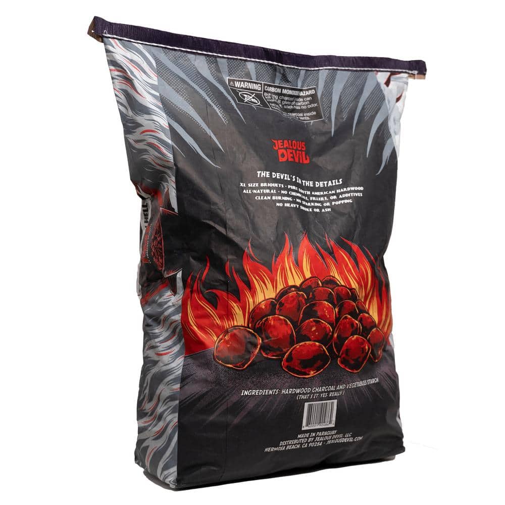 Jealous Devil 20 lbs Extra-Large Hardwood Charcoal Briquettes