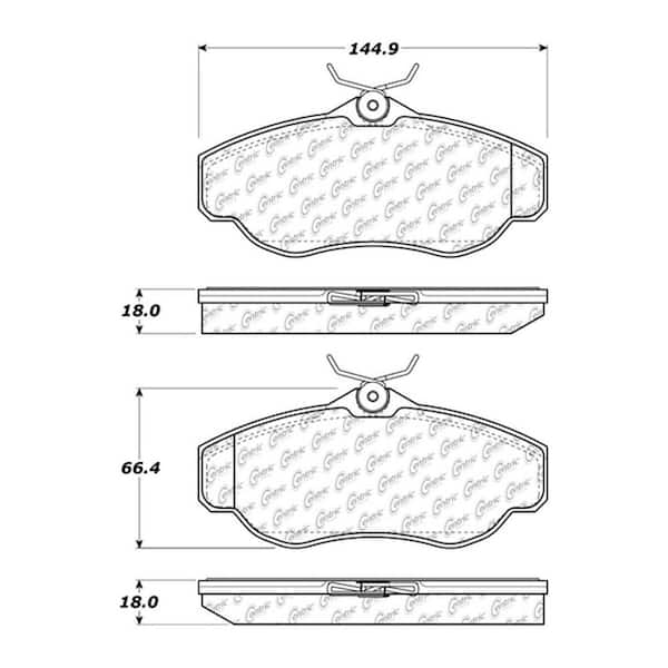 Centric Parts Disc Brake Pad Set