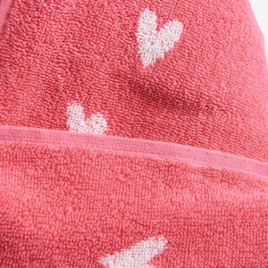Company Kids Hearts Yarn-Dyed Cotton Hooded Towel