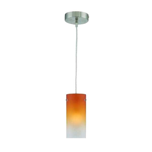 Illumine Designer Collection 1-Light Steel Pendant