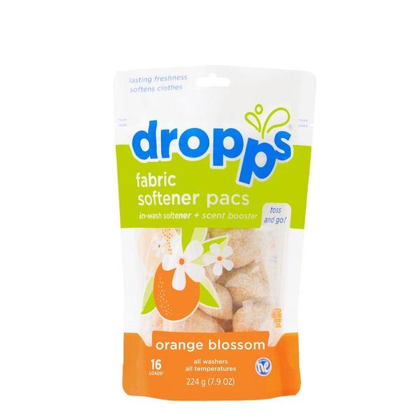 Unbranded 16-Count Orange Blossom Dropps Fabric Softener Pack (Case of 6)