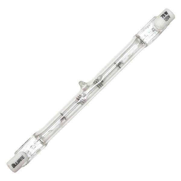 Bulbrite - 150-Watt Soft White Light T3 (RSC) Double Ended Screw Base Dimmable Clear Mini Halogen Light Bulb(10-Pack)