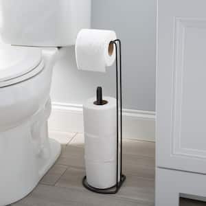 Bronze SImpleHouseware Bathroom Toilet Tissue Paper Roll Storage Holder Stand Bronze 