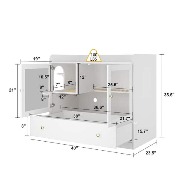 Extra large cat litter hotsell box furniture