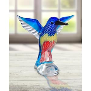 8 in. Hailey Handcrafted Irregular Art Glass Figurine
