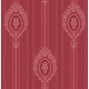 Ascot Red Cameo Wallpaper