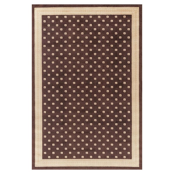 Concord Global Trading Jewel Athens Brown 4 ft. x 6 ft. Area Rug