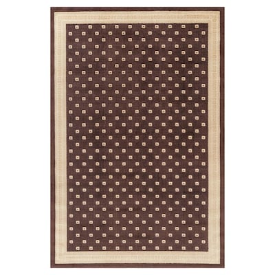Jewel Athens Brown 8 ft. x 10 ft. Area Rug