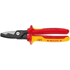 8 in. 1000-Volt Insulated Cable Shears with Comfort Grip Handles