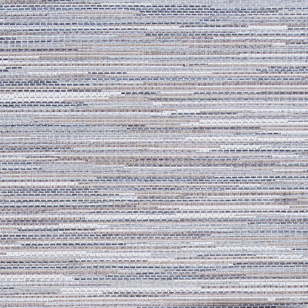 Monte Carlo Coastal Breeze 5' x 7' Blue and Taupe Easy-Care Area Rug