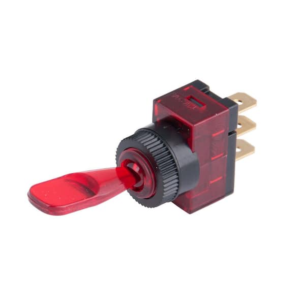Calterm 20 Amp Red Glow Toggle Switch