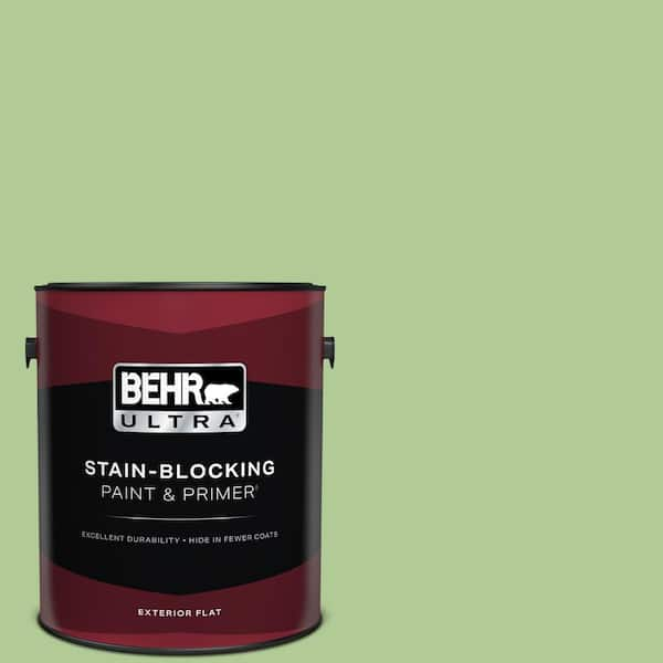 BEHR ULTRA 1 gal. #430D-4 Garden Spot Flat Exterior Paint & Primer