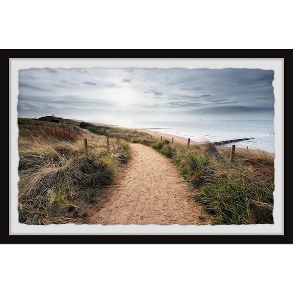 Unbranded "Cloud, Sun and Grass" by Marmont Hill Framed Nature Art Print 16 in. x 24 in.