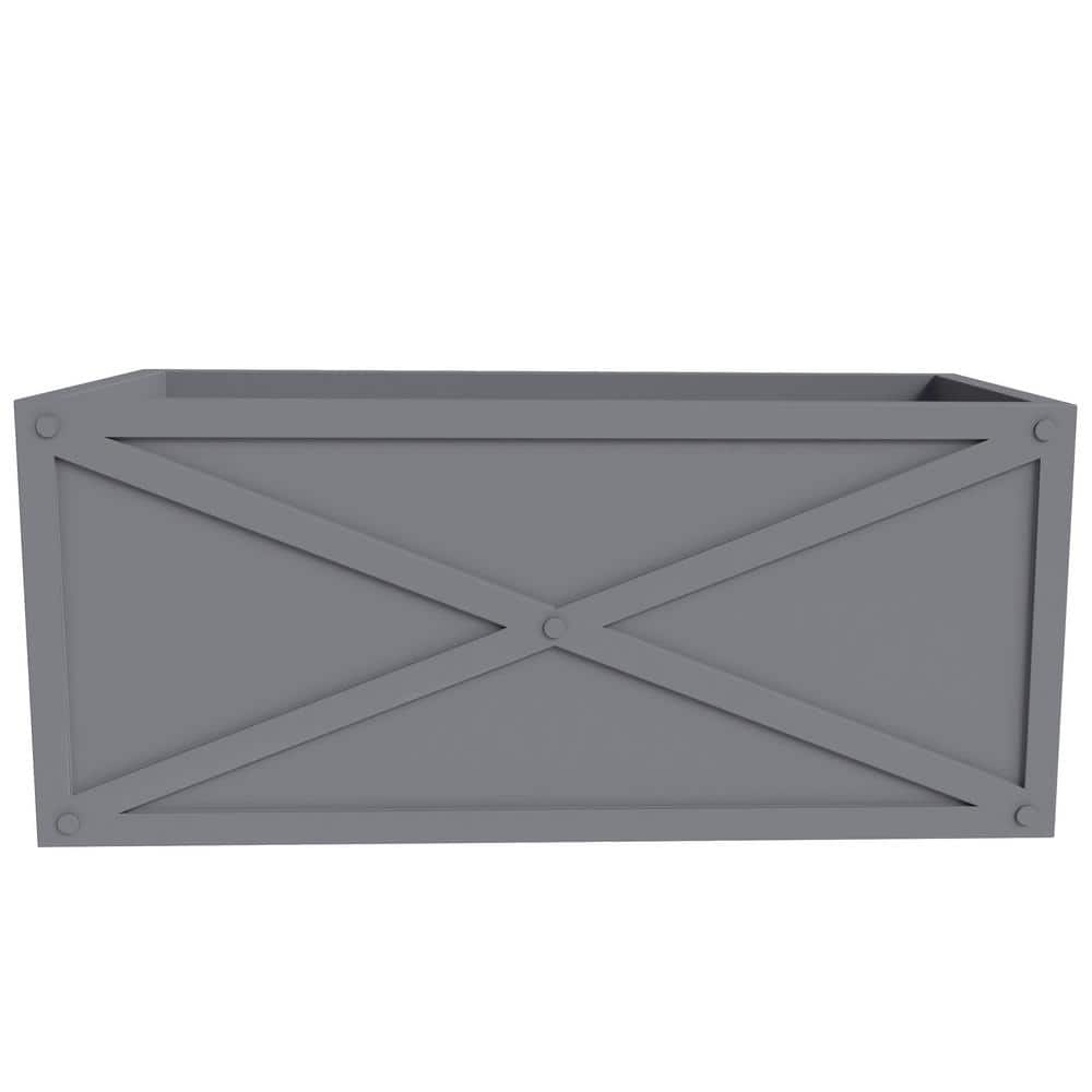 Bonsai 13 in. High Fiberstone Rectangular Planter Weather-Resistant Indoor and Outdoor 30 in. Wide Grey price history on PriceWatchPro