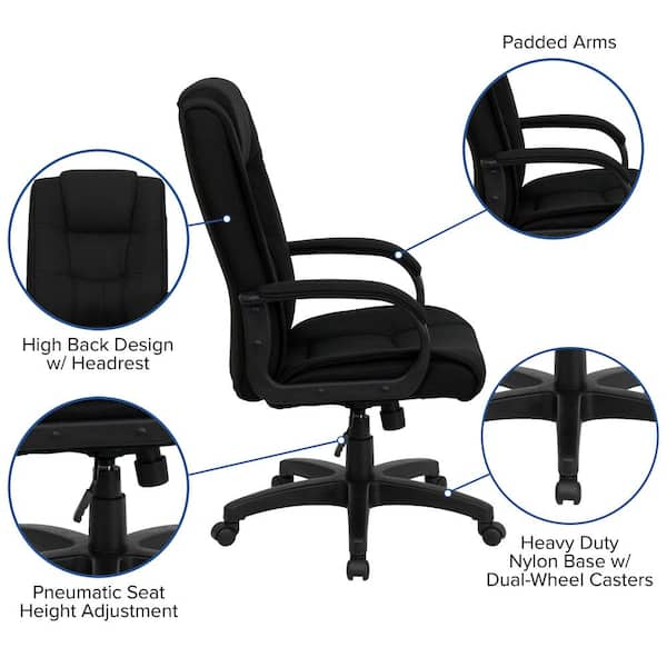 Latashia Ergonomic Office Chair Mesh Big and Tall Computer Desk Chair  -Adjustable Lumbar Support Backrest Headrest