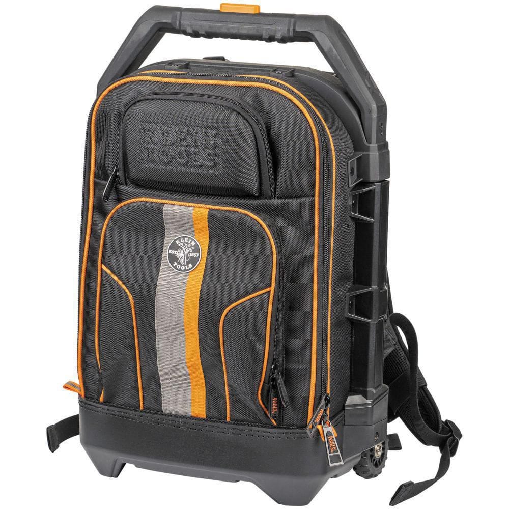 Klein Tools 17 in. Rolling Tool Backpack 55604 The Home Depot