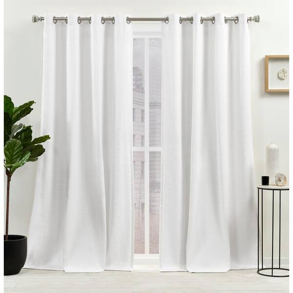 Nicole Miller New York Sawyer White, Nicole Miller Curtains With Pearls