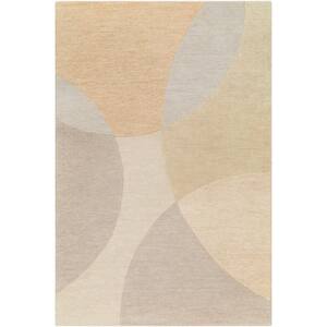 Aguilar Taupe/Camel Geometric 6 ft. x 9 ft. Indoor Area Rug