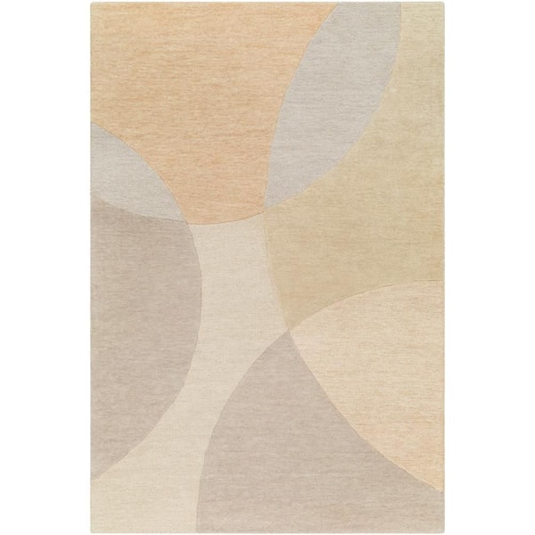 Artistic Weavers Aguilar Taupe/Camel Geometric 6 ft. x 9 ft. Indoor Area Rug