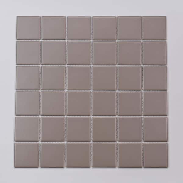 Marin 2 in. x 2 in. Matte Porcelain Mosaic in Coastal Cliff Wall Tile (10.08 sq. ft. /Case)