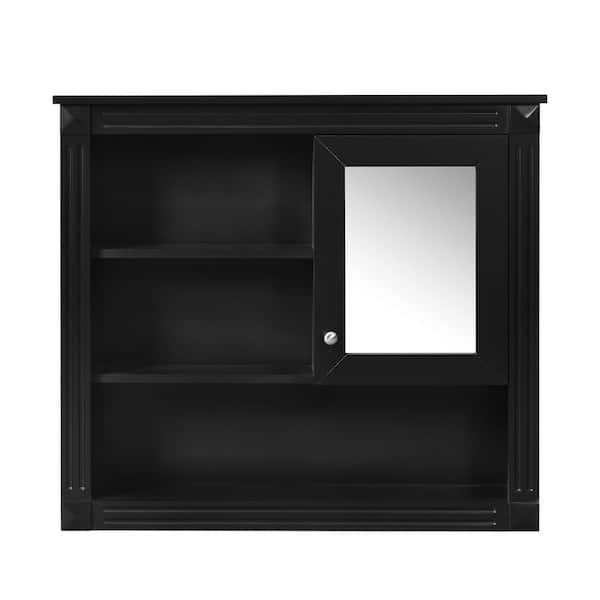 32 in. W x 29 in. H Rectangular MDF Medicine Cabinet with Mirror
