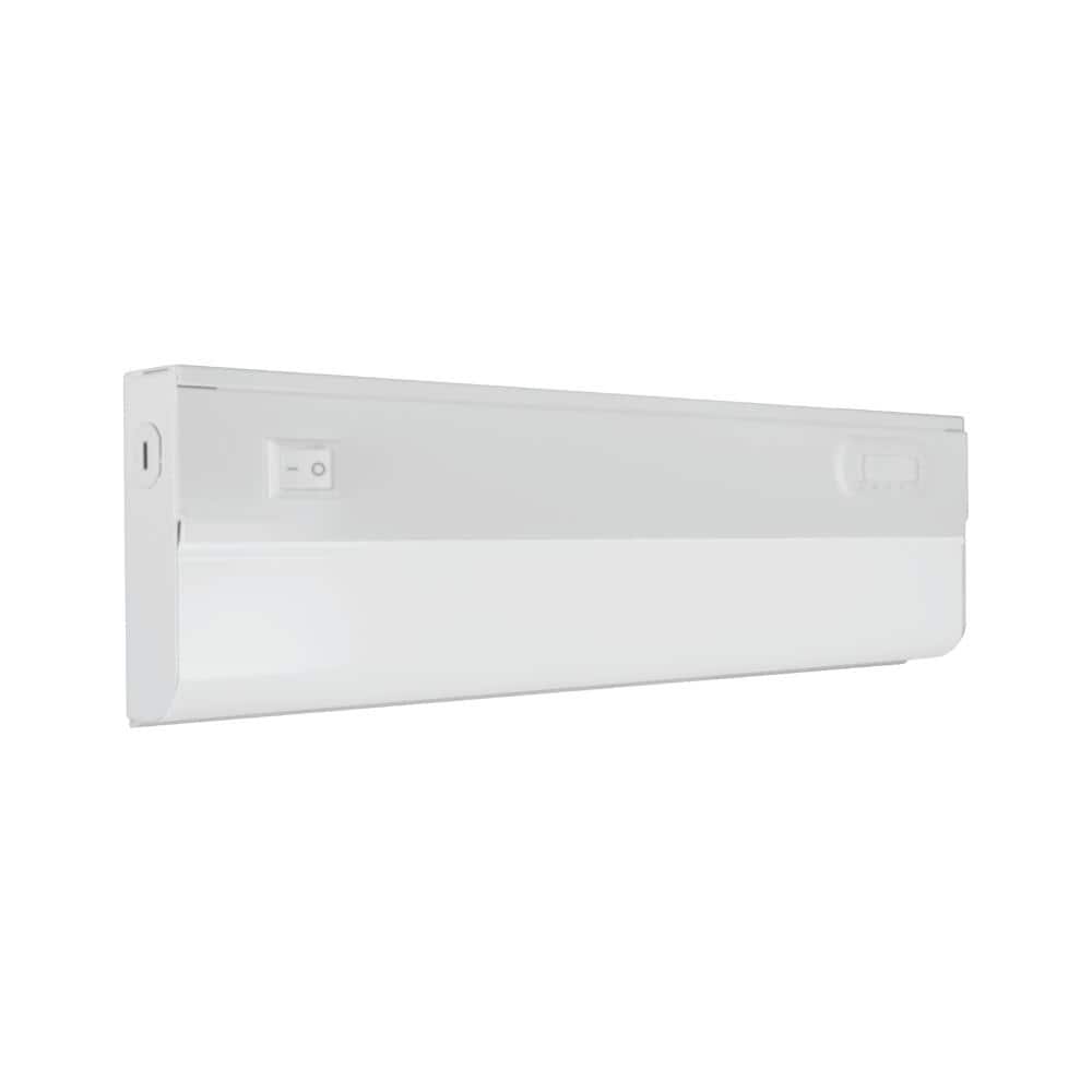 12-Inch White Adjustable LED Under Cabinet Light Bar