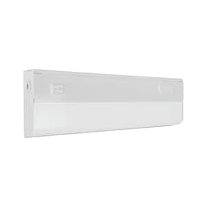 UCB Series 12 in. Hardwired White Selectable Integrated LED Under Cabinet Light with On/Off Switch