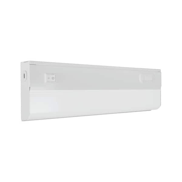 NICOR UCB Series 12 in. Hardwired White Selectable Integrated LED Under Cabinet Light with On/Off Switch