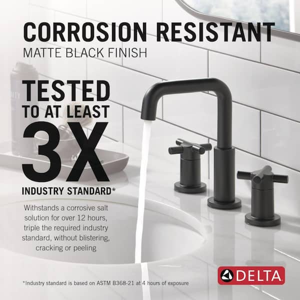 Delta Nicoli 8 in. Widespread Double Handle Bathroom Faucet