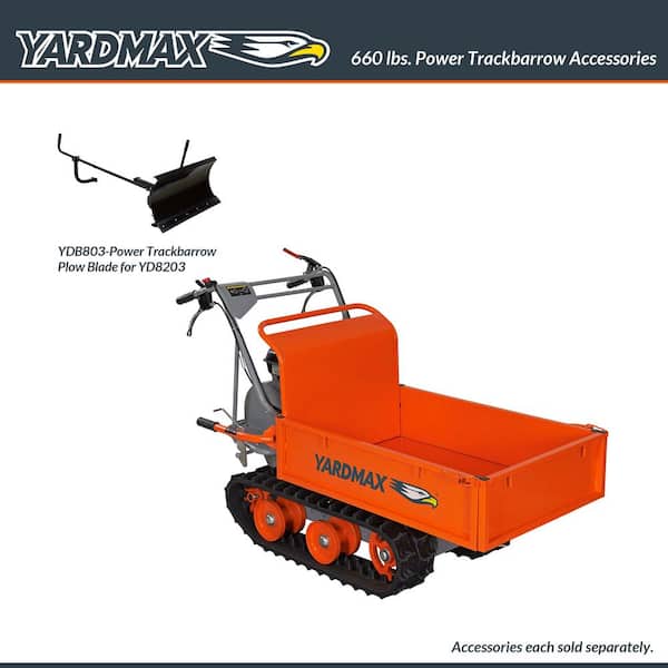 Reviews for YARDMAX YD8203 Track Barrow - Flatbed, 660lb. Capacity