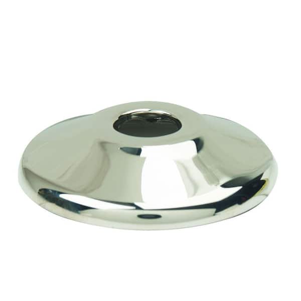 BrassCraft 1/2 in. Nominal (5/8 in. O.D.) Shallow Escutcheon for Copper Pipe in Polished Nickel