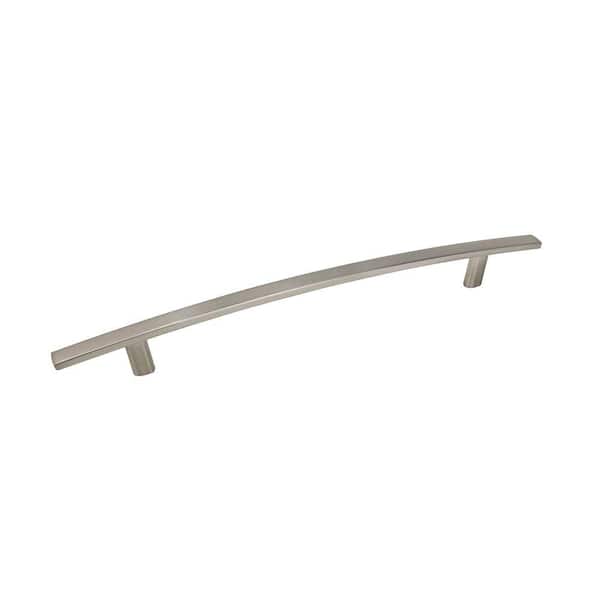 Richelieu Hardware Padova Collection 7 9/16 in. (192 mm) Brushed Nickel Transitional Rectangular Cabinet Bar Pull
