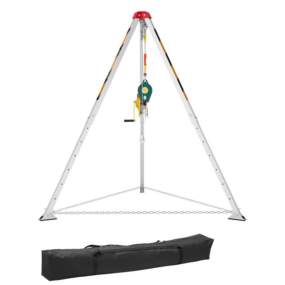 Confined Space Tripod Kit with Adjustable Legs, 32.8 ft. Fall Protection, 1200 lbs. Lifting Capacity, 65 ft. Cable price history on PriceWatchPro