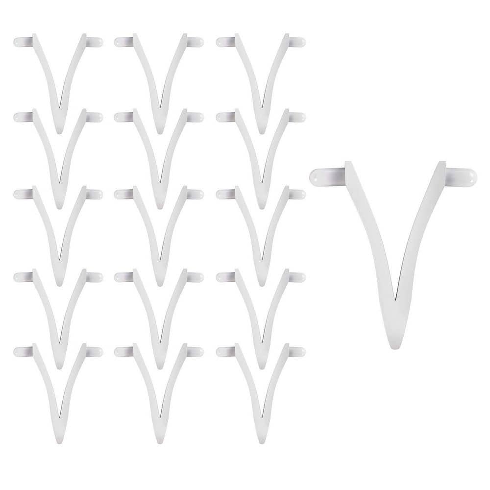 24-Pack White Plastic Pool Butterfly V-Clips for Standard Swimming Pool Poles and Cleaning Accessories price history on PriceWatchPro