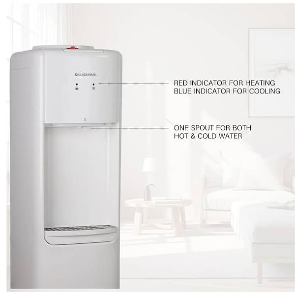 WHITE TOP LOAD WATER DISPENSER