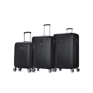 Crypto 20 in./28 in./32 in. Black Lightweight Hardside Set (3-Piece)