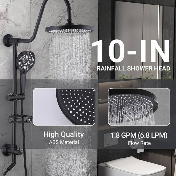 Pfister Kenzo Matte Black 1-Spray Handheld Shower 1.8-GPM (6.8-LPM) Pfister Kenzo Matte Black 1-Spray Handheld Shower 1.8-GPM (6.8-LPM)