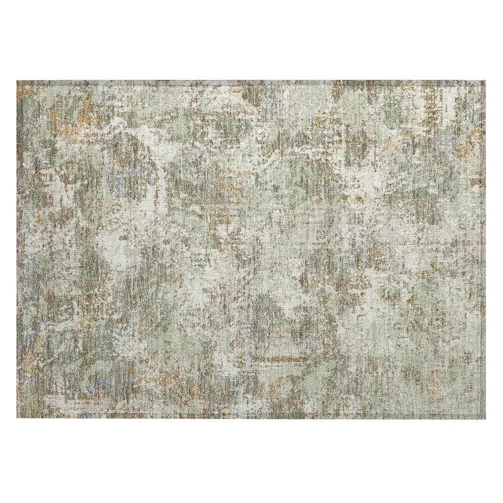 Chantille Machine Washable Indoor/Outdoor Abstract ACN2779 Celery 2 ft. x 3 ft. Accent Rug price history on PriceWatchPro