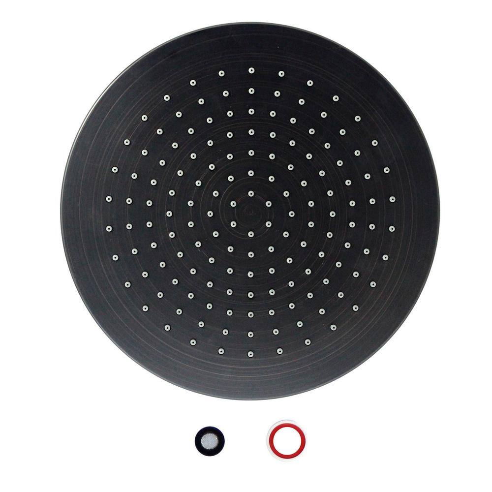 10-inch Rubbed Bronze Round Rain Shower Head