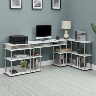 Supporto TV Designs2Go 3 Ripiani – Convenience Concepts, No Tools, Per TV Fino A 37 Pollici, 80x40x56,5 Cm, Ciliegia