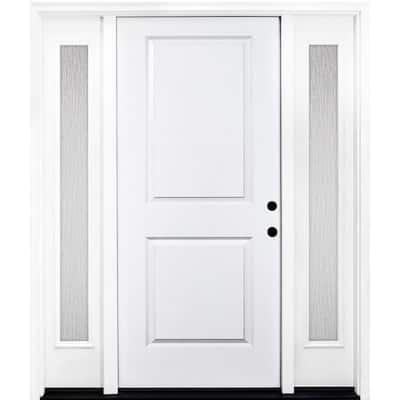 72 X 80 Single Door With Sidelites Front Doors Exterior Doors The Home Depot
