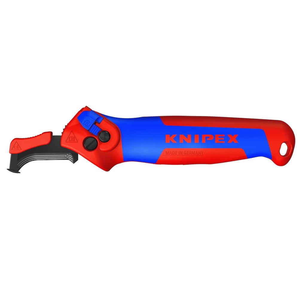 KNIPEX Ratcheting Utility Knife 16 50 145 SBA The Home Depot