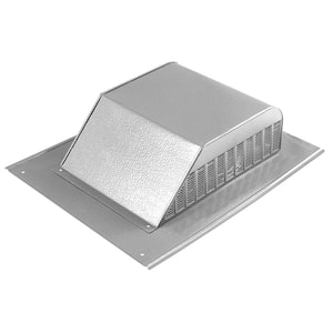 60 sq. in. NFA Aluminum Slant Back Roof Louver Static Vent in Mill (Carton of 8)
