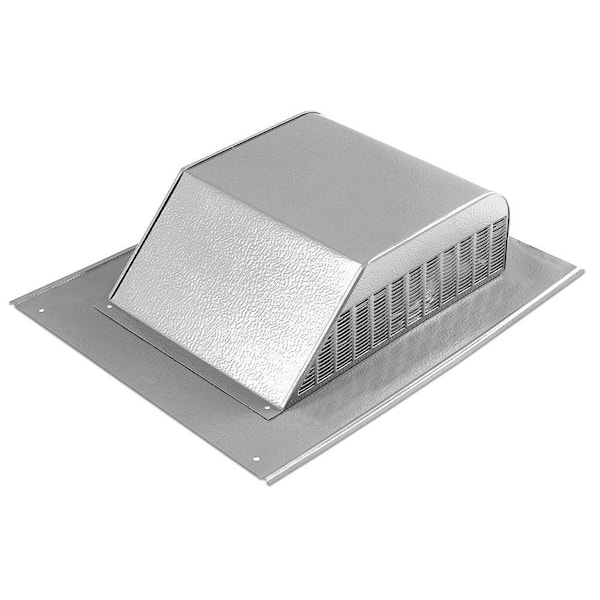 Master Flow 60 sq. in. NFA Aluminum Slant Back Roof Louver Static Vent in Mill (Carton of 8)