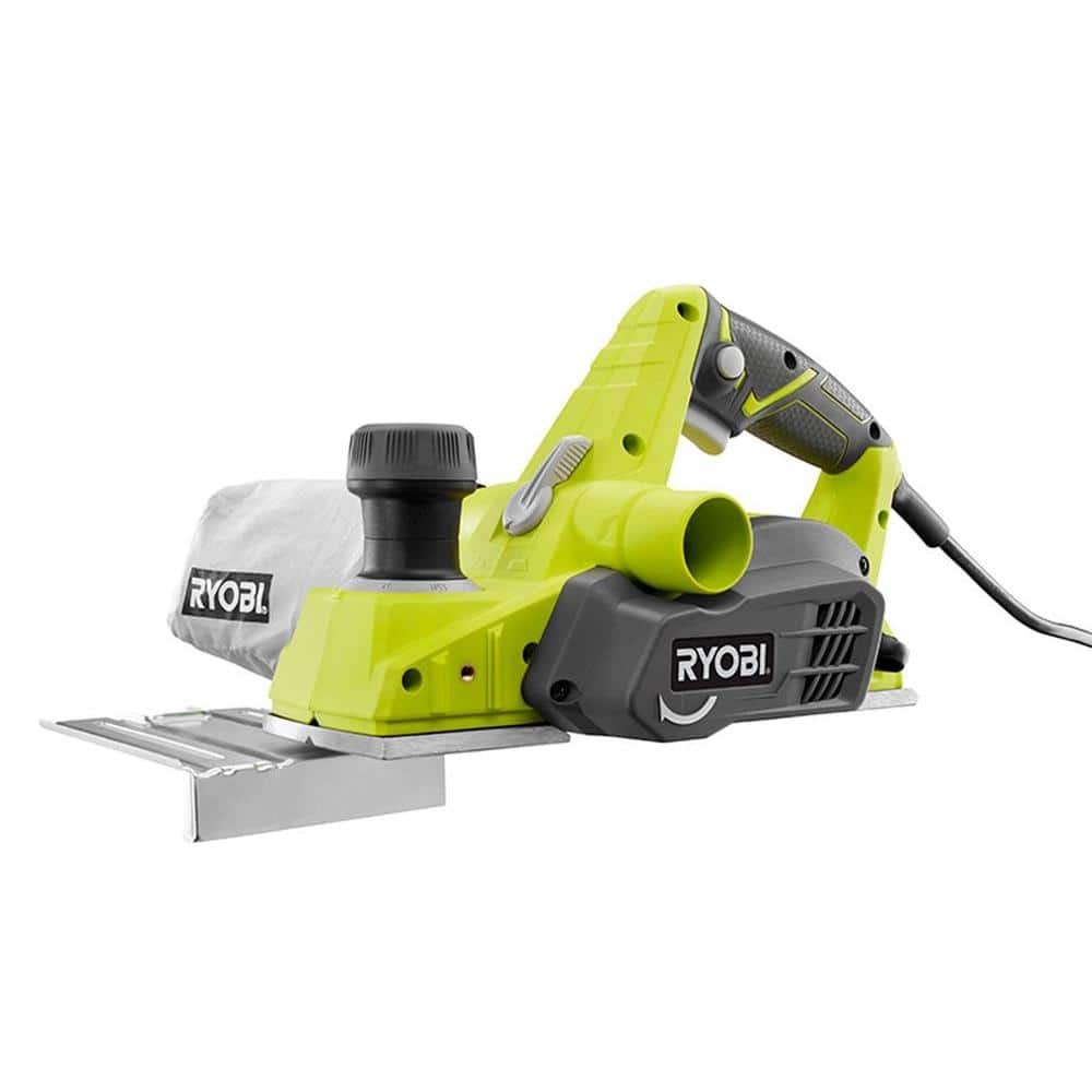 RYOBI Amp Corded 3-1/4 in. Hand Planer with Dust Bag HPL52K The Home  Depot