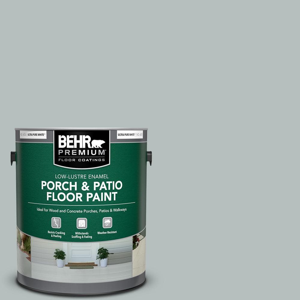 BEHR PREMIUM 1 gal. 720E3 Rocky Mountain Sky LowLustre Enamel Interior/Exterior Porch and