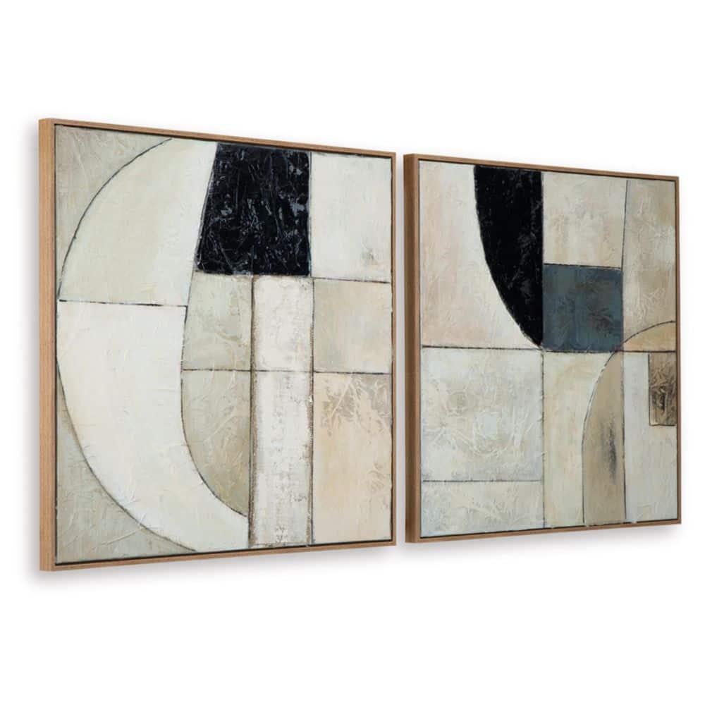 Bexlen 2 Piece Framed Aclylic Painting Art Print 30 in. x 30 in. price history on PriceWatchPro