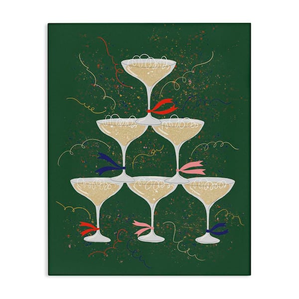 Stupell Industries Celebration Drinks Tower by Kristina Hultkrantz Unframed Food Graphic Art Print 20 in. x 16 in.